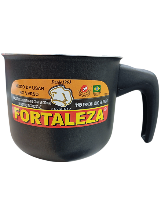 Leiteira de alumínio nº12 black sem tampa