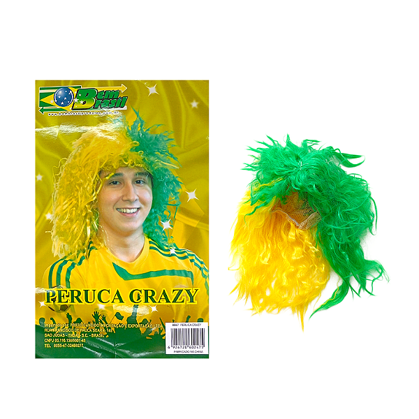 Peruca Crazy Brasil