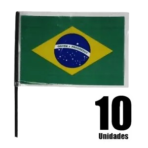 Bandeira Plástica com 10 peças