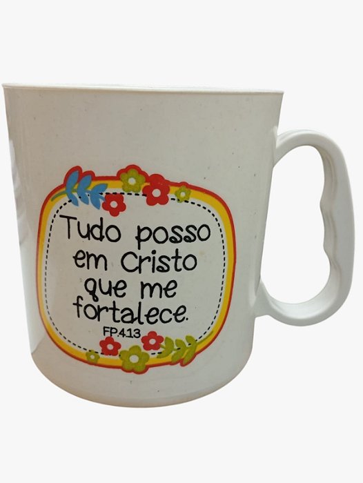 Caneca Plástico Salmos