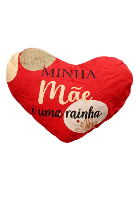 Coração de Pelúcia Dia das Mães