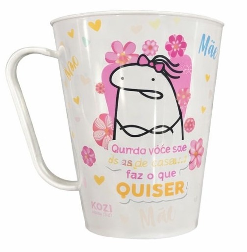 Caneca Plástica Flork Dia das Mães