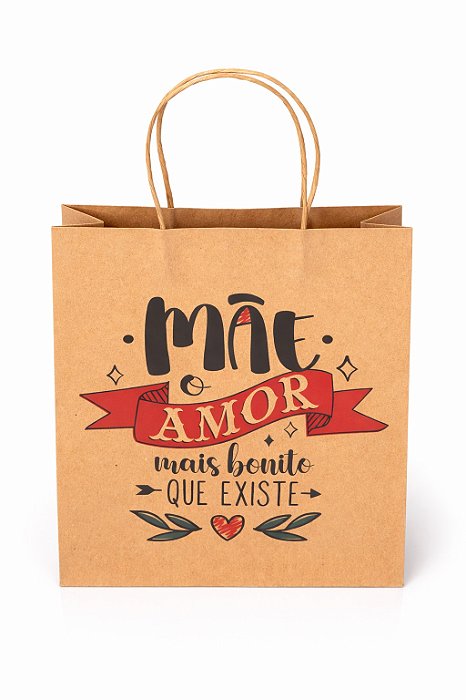 Sacola Kraft Dia das Mães