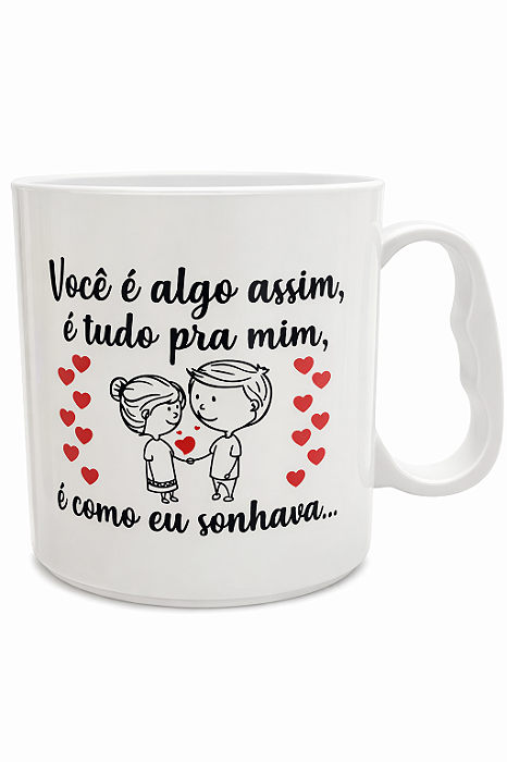 Caneca Plástica Dia dos Namorados