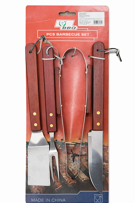 Kit Churrasco 4pcs Yaha