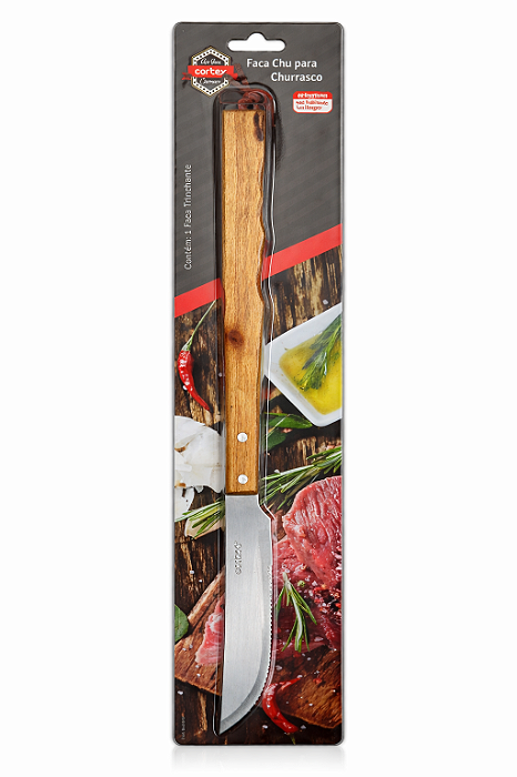 Faca Churrasco Dentada Daiwa