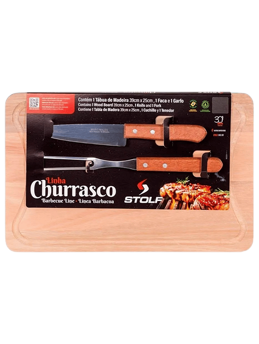 Kit Churrasco 3pcs Stolf