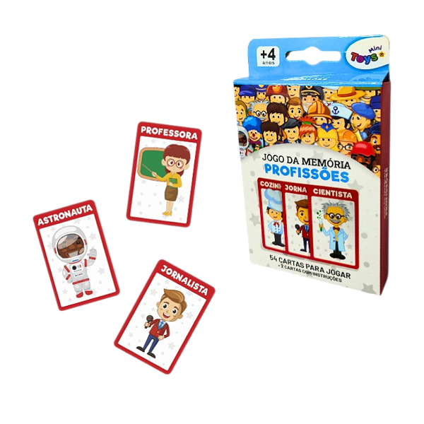 Jogo da Memória Cartas Minitoys