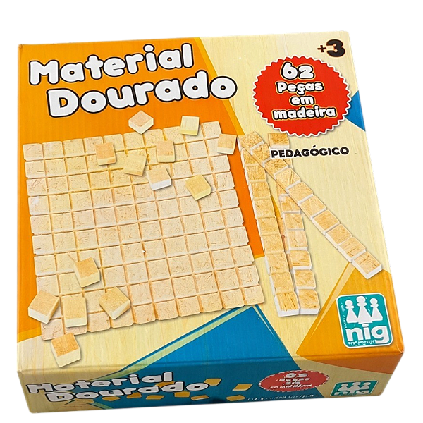 Material Dourado 62 Peças Nig