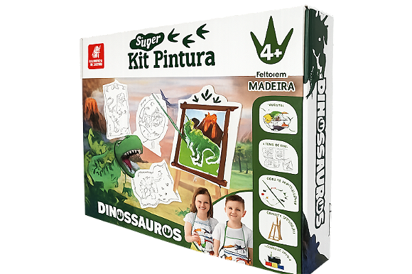 Super Kit Pintura Dinossauro