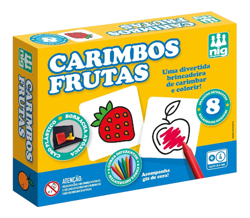 Carimbos 8 Peças Nig Infantil Criativo