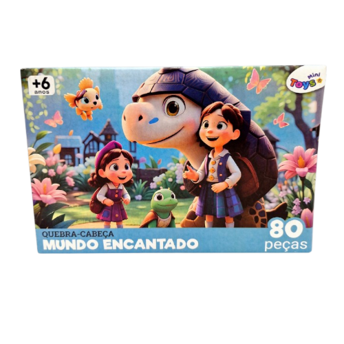 Quebra Cabeça 80 Peças Minitoys