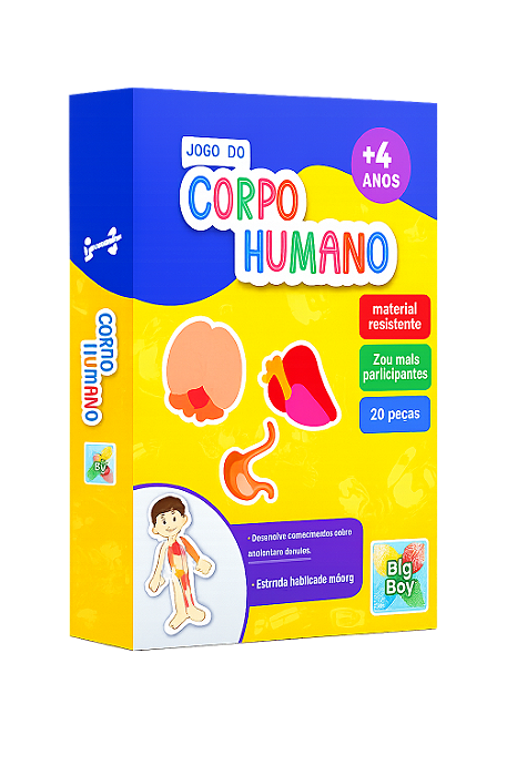 Jogo Corpo Humano Big Boy