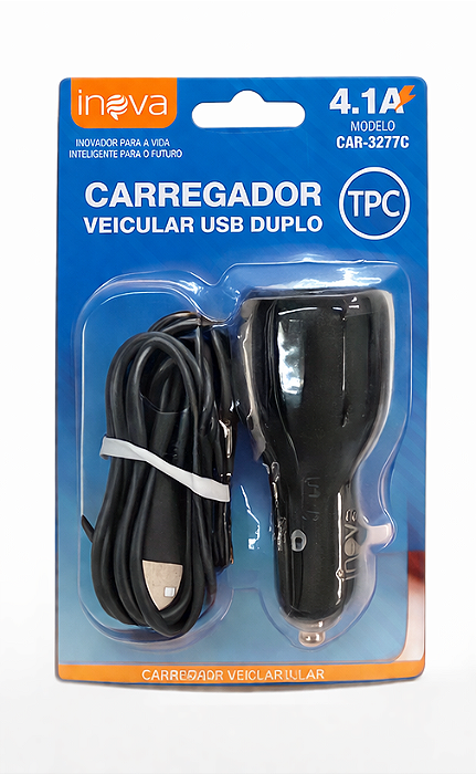 Carregador Veicular Car-3277c Inova