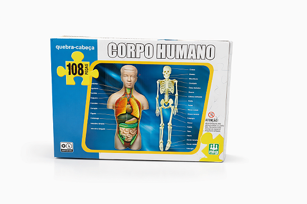 Quebra Cabeça Corpo Humano Nig