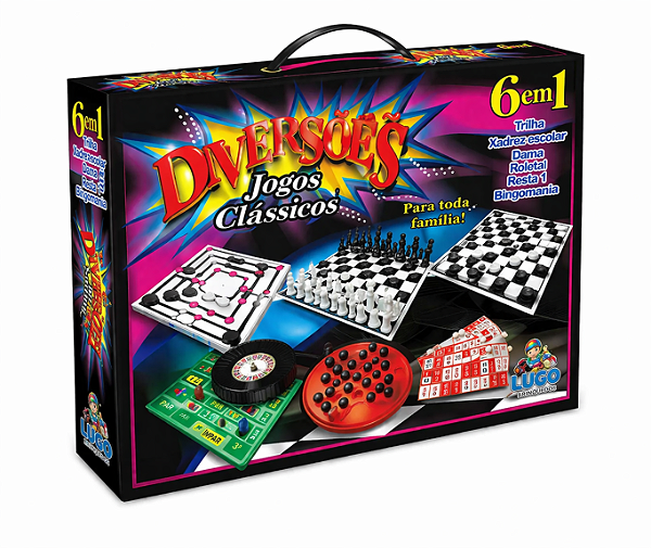 Jogos clássicos 6 em 1 Lugo