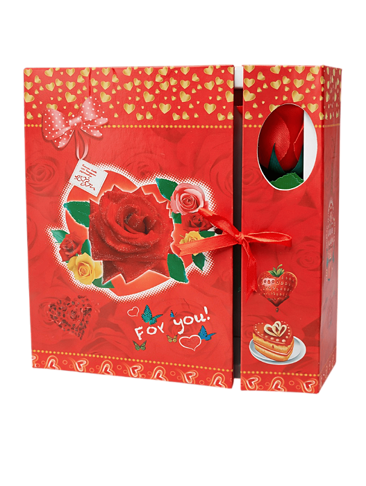 Estojo Bloco Anotacoes/Botao Rosa