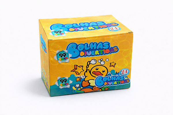 Caixa Bolhas Divertidas C/24 Patinho