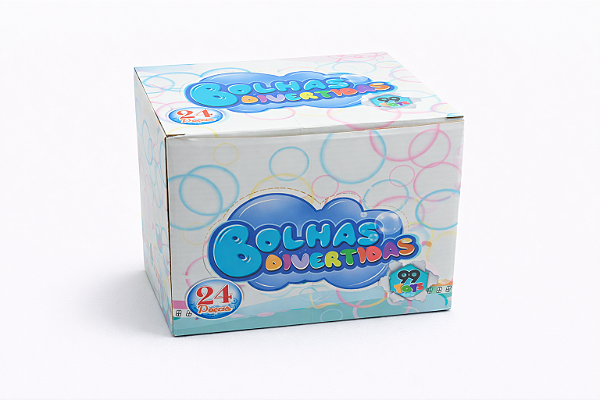 Caixa Bolhas Divertidas C/24 Animais
