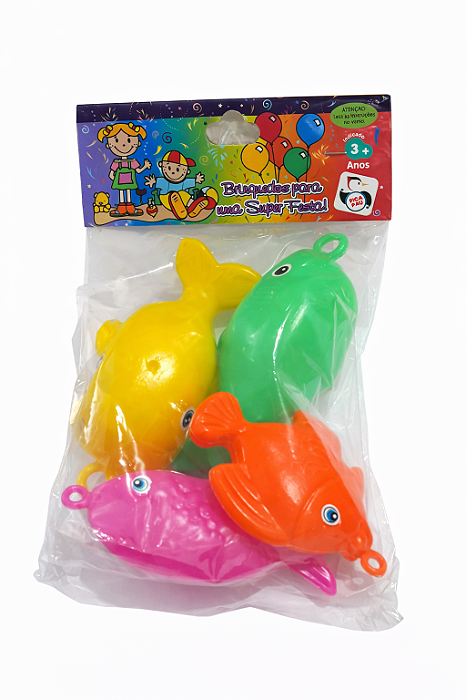 Kit peixinhos Pica Pau com 4 peças