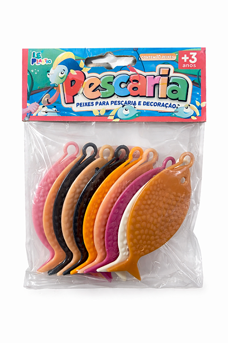 Kit Peixe Pescaria 10 Peças