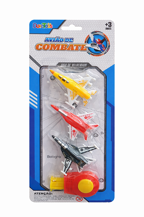 Kit Avião 3 Peças
