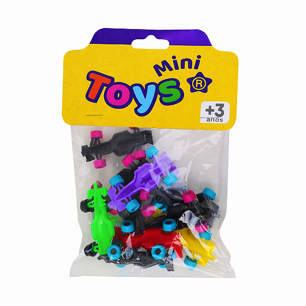Mini Fórmula 1 MiniToys com 10 peças