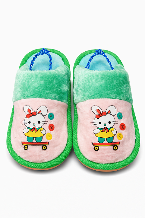 Chinelo Pantufa Coelhinho Infantil Majestic