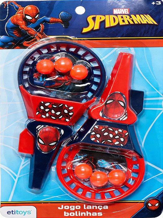 Jogo Lança Bolinhas Spiderman