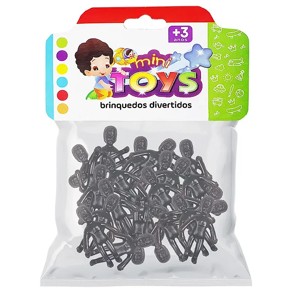 Mini Bonecos com 25 Unidades