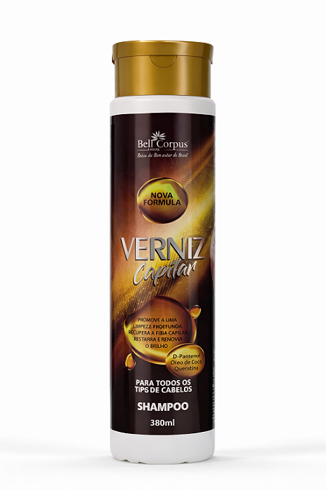 Shampoo Banho Verniz 380ml Bellcorpus