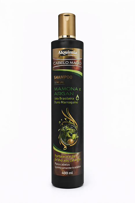 Shampoo Argan E Mamona 400ml Alquimia