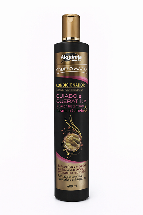 Condicionador Quiabo E Queratina 400ml Alquimia