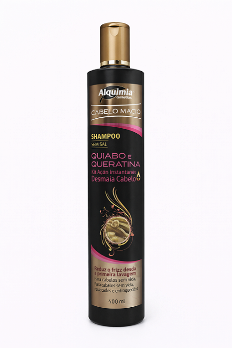 Shampoo Quiabo E Queratina 400ml Alquimia
