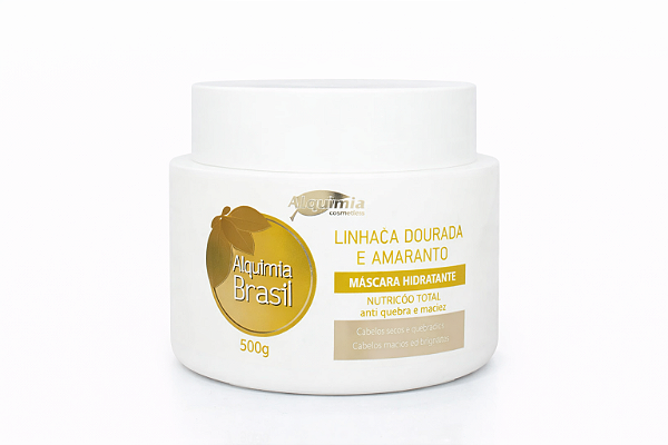 Máscara Linhaça E Amaranto 500g Alquimia