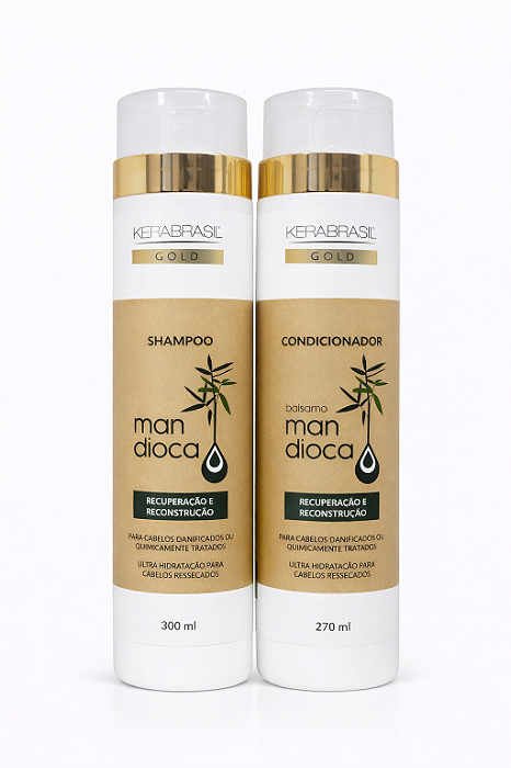 Kit Shampoo/Condicionador Mandioca Kerabrasil Vidallife