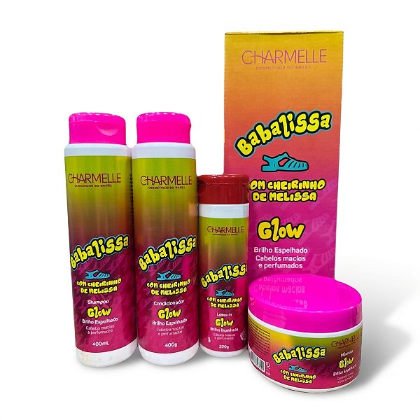 Kit Capilar 4Pcs Babalissa Cheirinho Melissa Charmelle