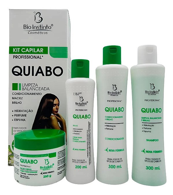 Kit Capilar Quiabo Bio Instinto
