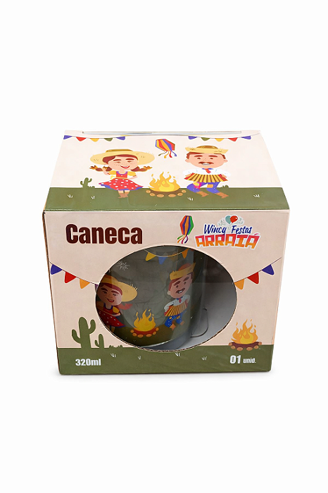 Caneca de Vidro Caipira