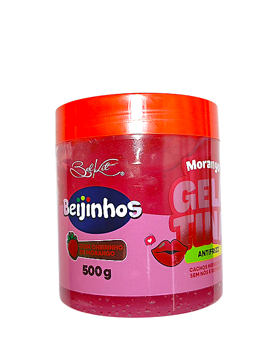 Gelatina Capilar 500G Beijinhos Morango Belkit