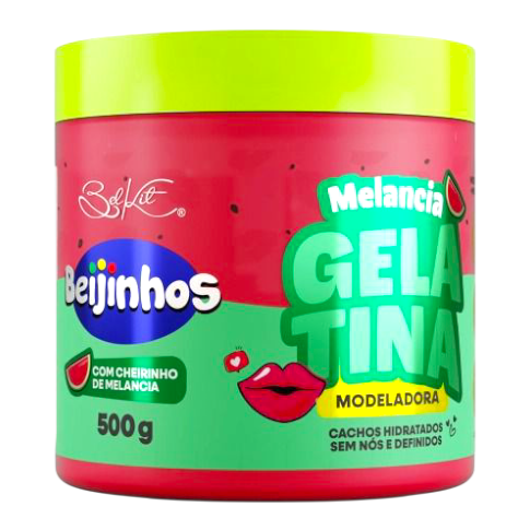 Gelatina Capilar 500G Beijinhos Melancia Belkit