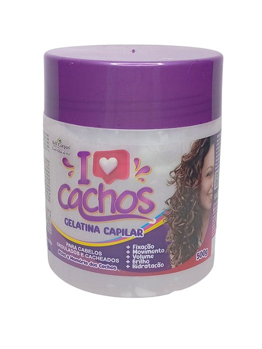 Gelatina Capilar 500G I Love Cachos Bellcorpus