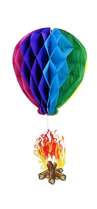 Jn Balao Fogueira Un 30cm Rocie Rio De Ouro