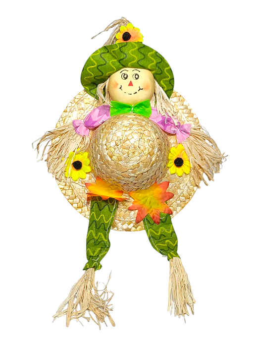 Jn Enfeite Espantalho 2pcs Chapeu Wdf