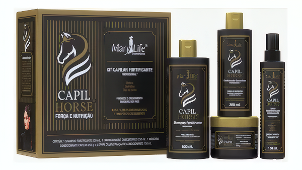 Kit Capilar 4pcs Capil Horse Mary Life