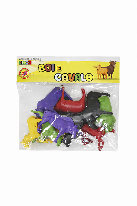 Boi & Cavalo com 10 Peças