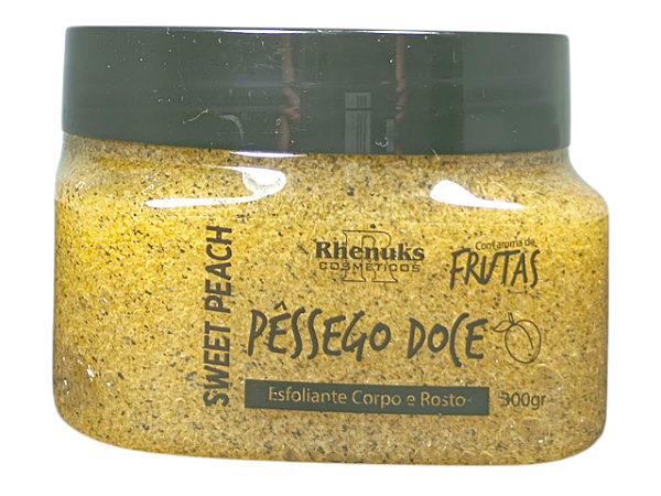 Esfoliante Corpo E Rosto Pessego Doce Rhenuks