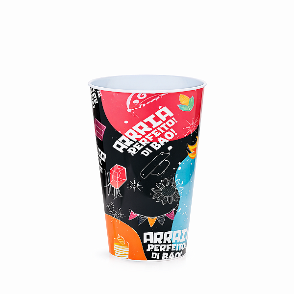 Copo Plástico 300ML Junino Sortido