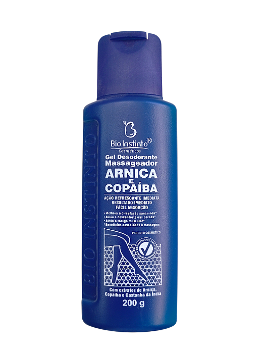 Gel Massagem Arnica E Copaiba 200g Bio Instinto