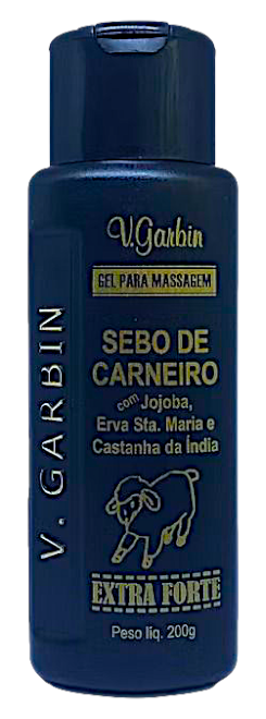 Gel Massagem 200g Sebo De Carneiro Garbin